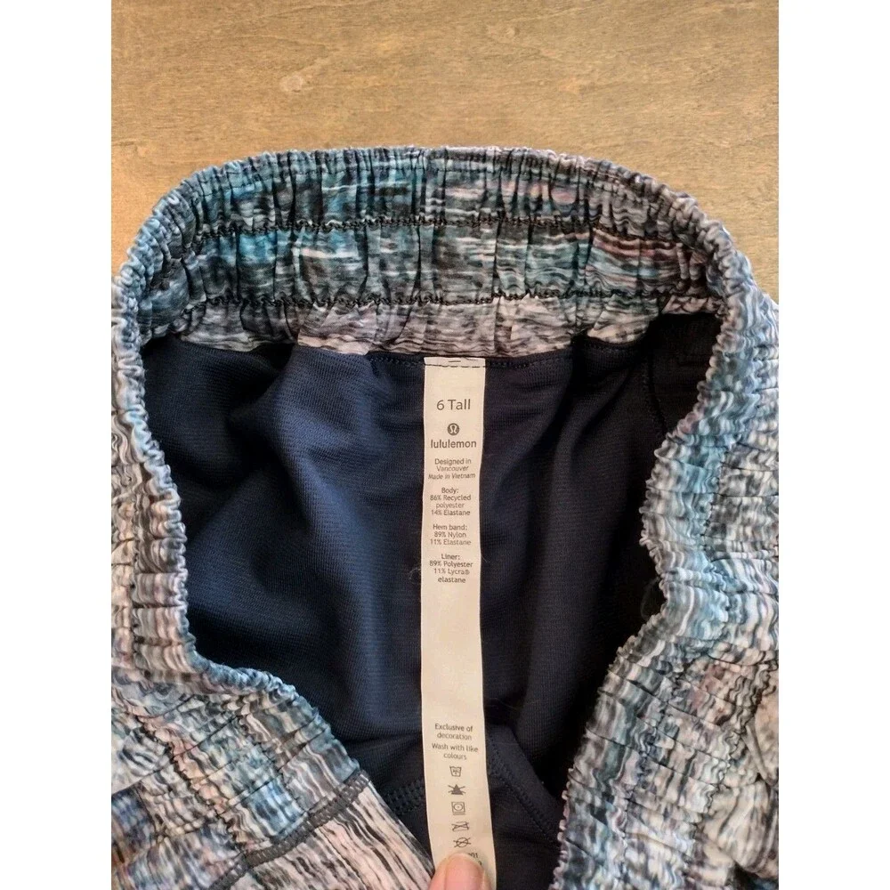 LULULEMON Women's Hotty Hot Oasis blue gray long 4